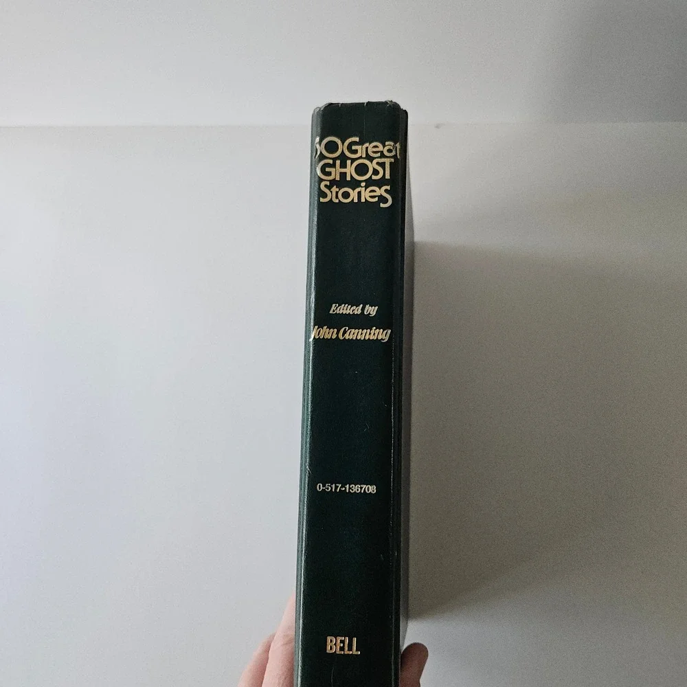 50 Greatest Ghost Stories by John Canning 1971 Hardcover DJ Book
